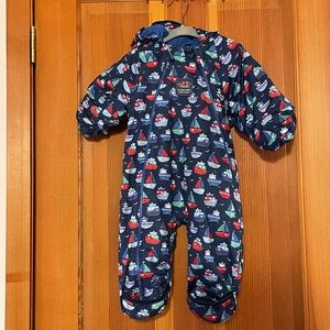 JoJo Maman Bébé boat snowsuit 6-9 months